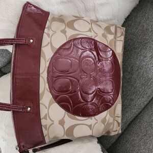 Authentic Coach Laura Tote Purse